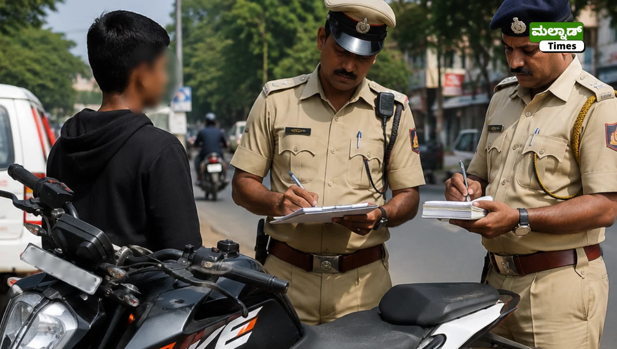 ಅಪ್ರಾಪ್ತನಿಗೆ KTM ಬೈಕ್ ಓಡಿಸಲು ನೀಡಿದ ಮಾಲೀಕನಿಗೆ ₹25 ಸಾವಿರ ದಂಡ – duke