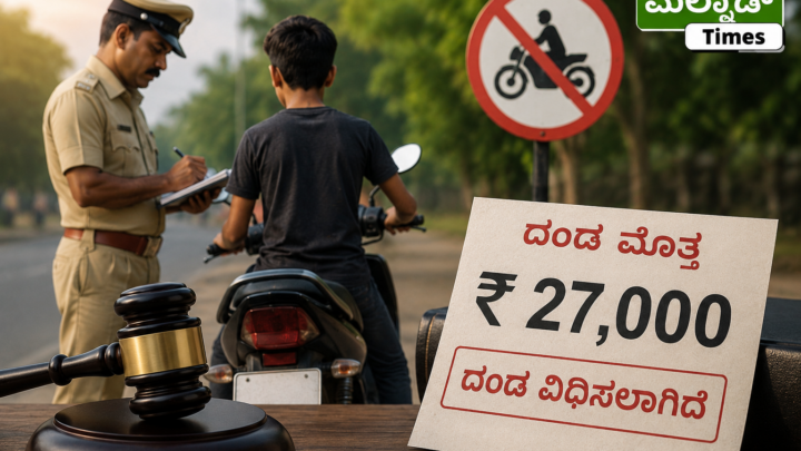 ಅಪ್ರಾಪ್ತನಿಗೆ ಬೈಕ್ ನೀಡಿದ ಮಾಲೀಕನಿಗೆ ₹27 ಸಾವಿರ ದಂಡ: ಶಿವಮೊಗ್ಗ ಕೋರ್ಟ್ ತೀರ್ಪು – 456a6a55 8049 42c4 ae82 9647699c05b8