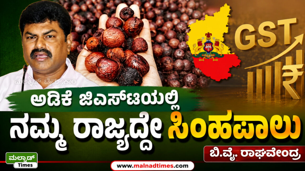 ಅಡಿಕೆ ಜಿಎಸ್‌ಟಿ ಸಂಗ್ರಹದಲ್ಲಿ ಕರ್ನಾಟಕದ ಸಿಂಹಪಾಲು: ಸಂಸದ ರಾಘವೇಂದ್ರ ಪ್ರಶ್ನೆಗೆ ಕೇಂದ್ರದ ಮಾಹಿತಿ – InShot 20260811 185211664
