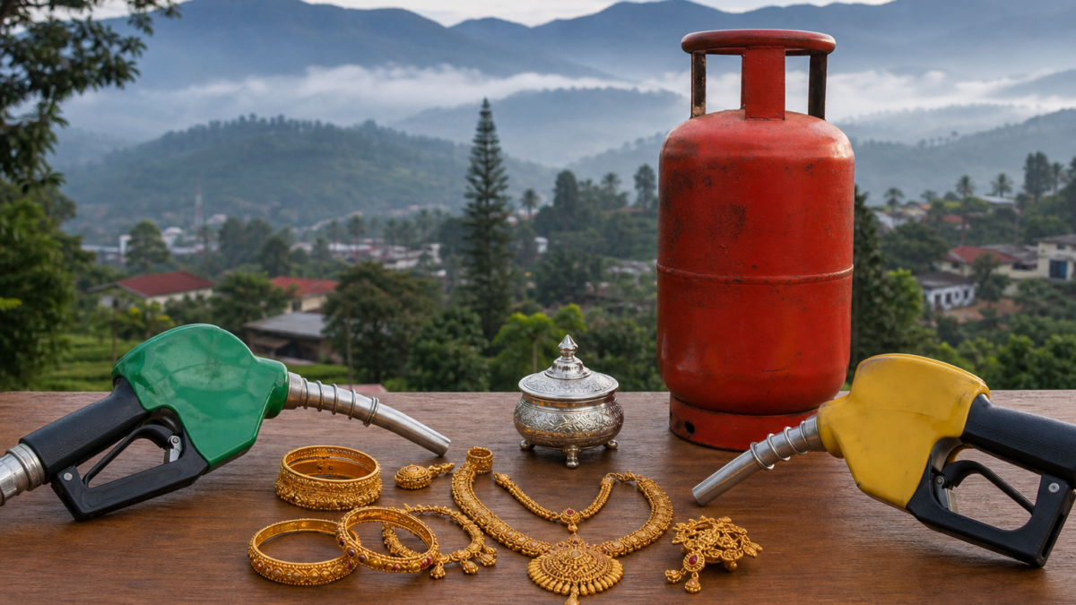 ಚಿಕ್ಕಮಗಳೂರು ಚಿನ್ನ, ಬೆಳ್ಳಿ, ಪೆಟ್ರೋಲ್, ಡೀಸೆಲ್ ಮತ್ತು ಎಲ್‌ಪಿಜಿ ದರಗಳ ಚಿತ್ರ