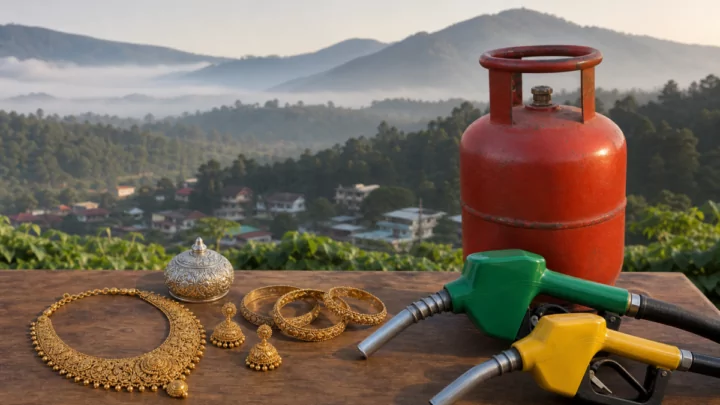 ಚಿಕ್ಕಮಗಳೂರು ಚಿನ್ನ, ಬೆಳ್ಳಿ, ಪೆಟ್ರೋಲ್, ಡೀಸೆಲ್ ಮತ್ತು ಎಲ್‌ಪಿಜಿ ದರಗಳ ಚಿತ್ರ