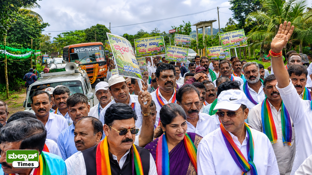 ಕಾರಣಗಿರಿಯಿಂದ ಹೊಸನಗರದವರೆಗೆ ರೈತರ ಪಾದಯಾತ್ರೆ, ಕಸ್ತೂರಿ ರಂಗನ್ ವರದಿ ವಿರುದ್ಧ ಬೃಹತ್ ಹೋರಾಟ – kasturi rangan2