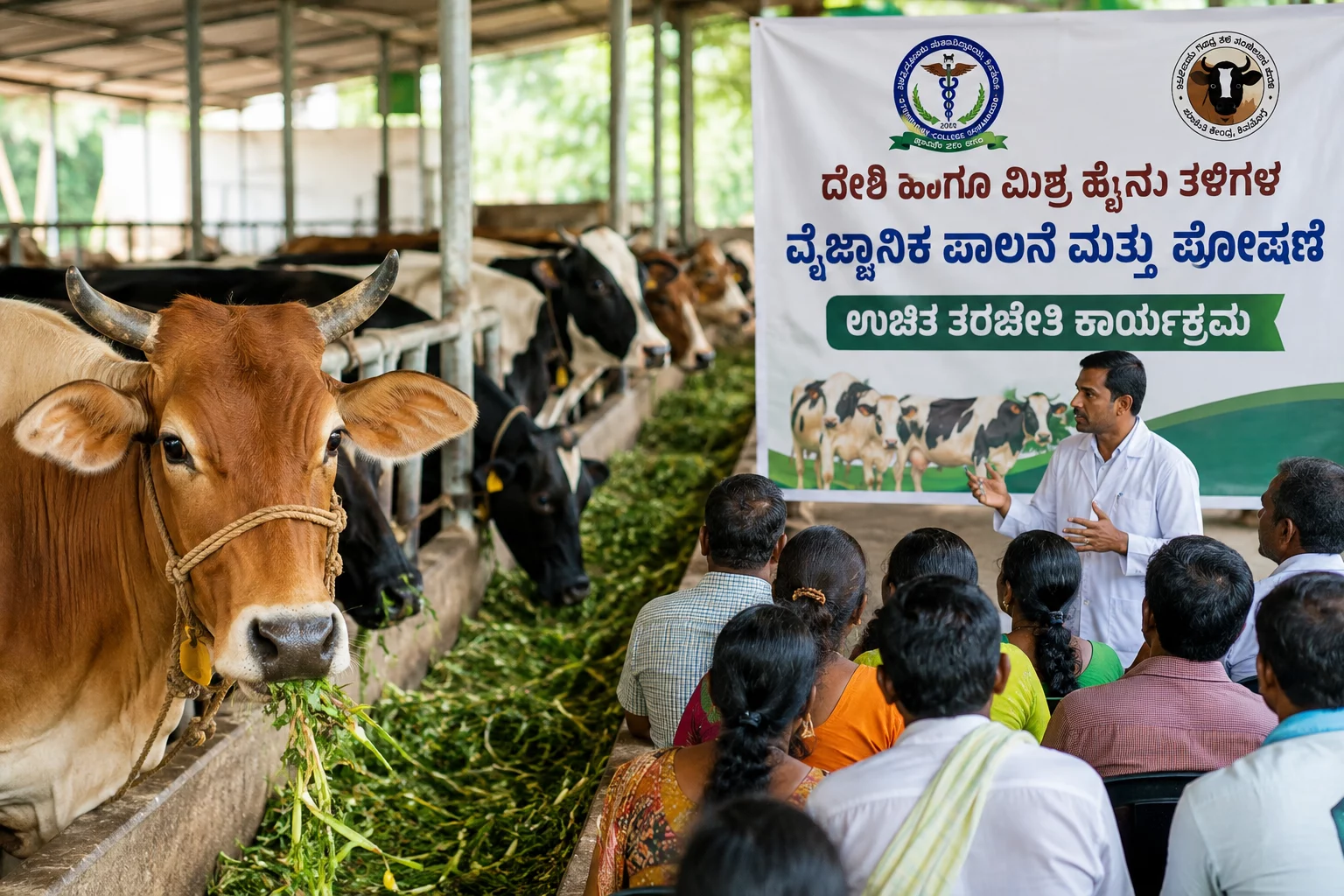 ಶಿವಮೊಗ್ಗದಲ್ಲಿ ದೇಶಿ ಹಾಗೂ ಮಿಶ್ರ ಹೈನು ತಳಿಗಳ ಪಾಲನೆ ಕುರಿತು ಉಚಿತ ತರಬೇತಿ – malnad