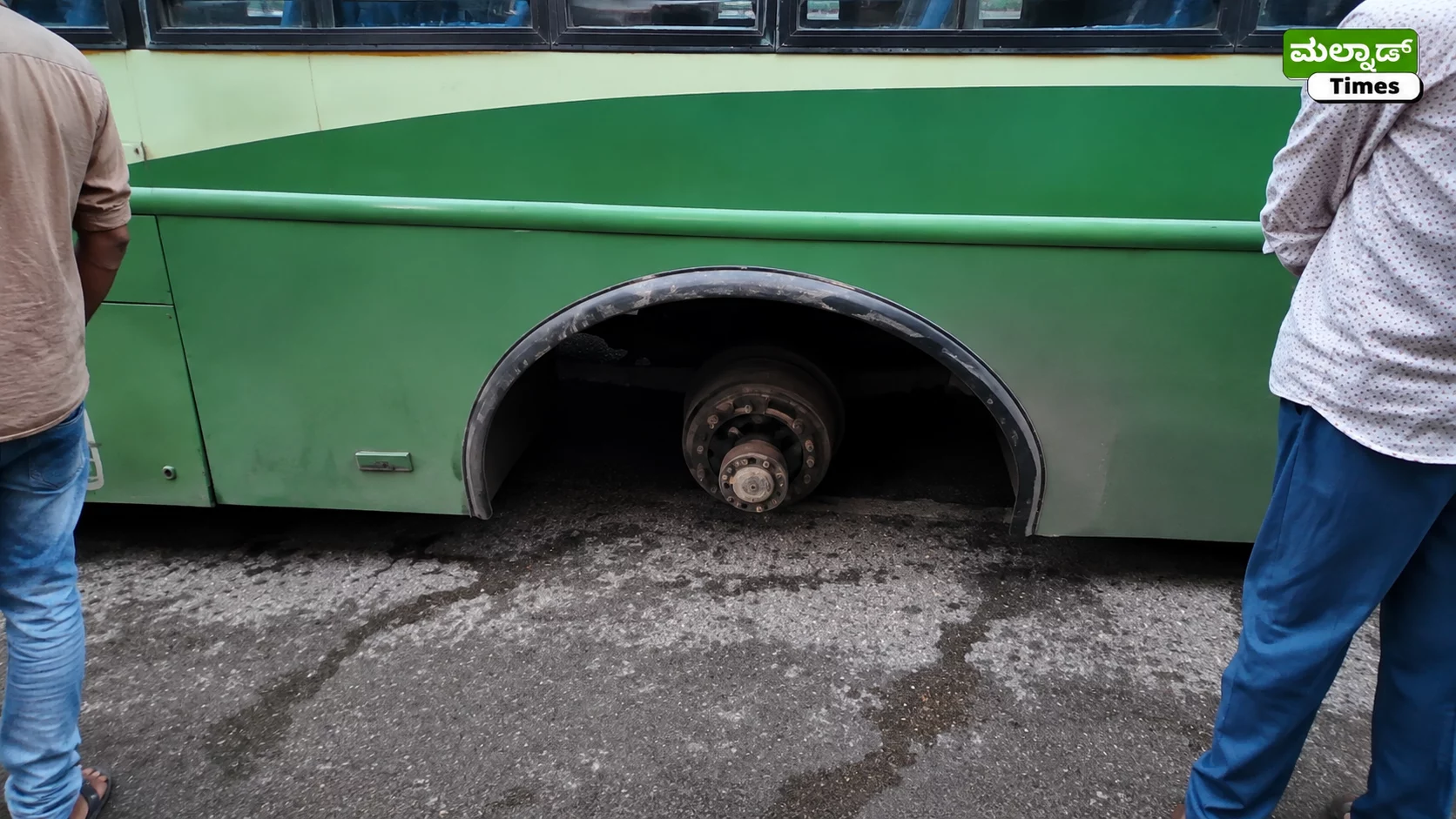 ಚಲಿಸುತ್ತಿದ್ದ KSRTC ಬಸ್ನಿಂದ ಕಳಚಿ ಬಿದ್ದ ಟೈರ್: ಆಗುಂಬೆ ಸಮೀಪ ತಪ್ಪಿದ ದುರಂತ – mt