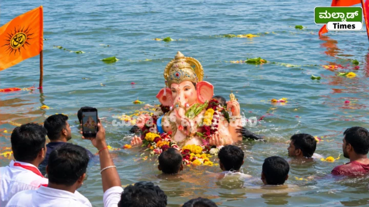 ಸತತ 19 ಗಂಟೆಗಳ ರಾಜಬೀದಿ ಉತ್ಸವದೊಂದಿದೆ ಗಣಪತಿ ಜಲಸ್ಥಂಭನ Rpt