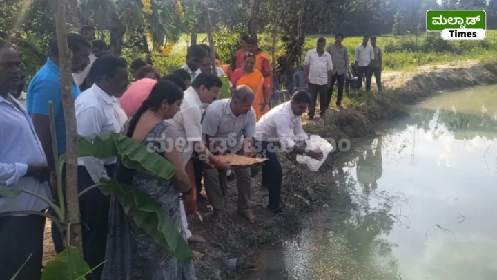 ಬಾಳೆಸರ ಕೆರೆ ಶಾಸಕ ಆರಗ ಜ್ಞಾನೇಂದ್ರರಿಂದ ಹಸ್ತಾಂತರ GKere