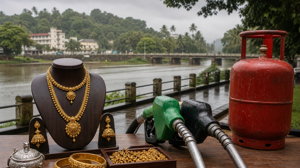 ಶಿವಮೊಗ್ಗ ಚಿನ್ನ, ಬೆಳ್ಳಿ, ಪೆಟ್ರೋಲ್, ಡೀಸೆಲ್ ಮತ್ತು ಎಲ್‌ಪಿಜಿ ದರಗಳ ಚಿತ್ರ