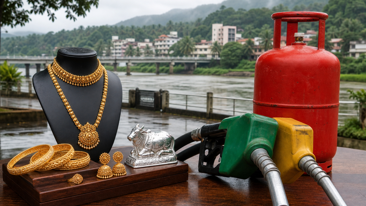 ಶಿವಮೊಗ್ಗ ಚಿನ್ನ, ಬೆಳ್ಳಿ, ಪೆಟ್ರೋಲ್, ಡೀಸೆಲ್ ಮತ್ತು ಎಲ್ಪಿಜಿ ದರಗಳ ಚಿತ್ರ