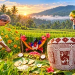 ಮಲೆನಾಡಿನ ಮಣ್ಣಿನ ಸೊಗಡು, ಪ್ರಕೃತಿಯ ಆರಾಧನೆ: ಭೂಮಿ ಹುಣ್ಣಿಮೆ ಹಬ್ಬದ ವೈಶಿಷ್ಟ್ಯವೇನು? – Golden Paddy Harvest Ritual