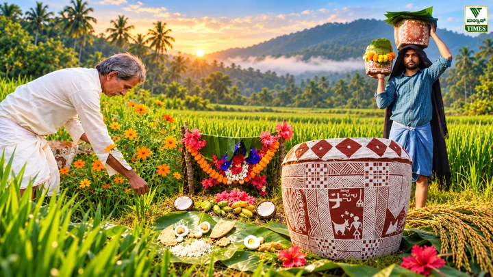 ಮಲೆನಾಡಿನ ಮಣ್ಣಿನ ಸೊಗಡು, ಪ್ರಕೃತಿಯ ಆರಾಧನೆ: ಭೂಮಿ ಹುಣ್ಣಿಮೆ ಹಬ್ಬದ ವೈಶಿಷ್ಟ್ಯವೇನು? – Golden Paddy Harvest Ritual
