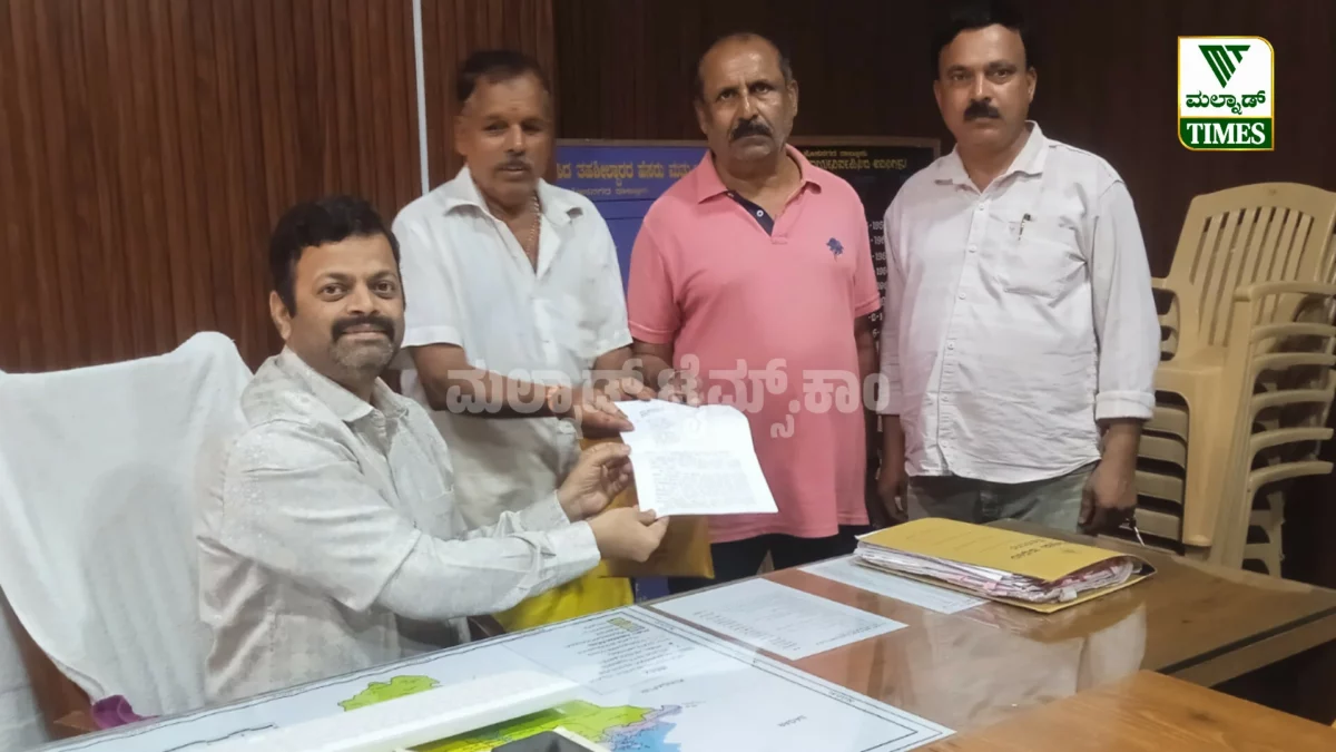 ನಿವೇಶನ ನೀಡಲು ಆಗ್ರಹಿಸಿ ಹೊಸನಗರ ತಹಶೀಲ್ದಾರ್‌ಗೆ ಮನವಿ Hosanagara