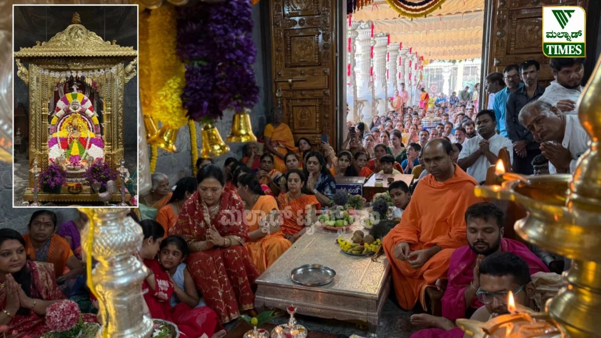 ಹೊಂಬುಜದಲ್ಲಿ ಶರನ್ನವರಾತ್ರಿ ಘಟಸ್ಥಾಪನೆ hombuja