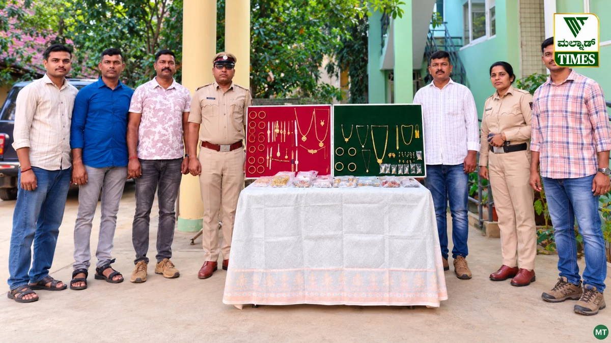 ಶಿವಮೊಗ್ಗ ಪಿಡಿಒ ದಂಪತಿ ಮನೆಯಲ್ಲಿ ಕಳ್ಳತನ: ಆರೋಪಿ ಬಂಧನ, ₹1.02 ಕೋಟಿ ಮೌಲ್ಯದ ಸ್ವತ್ತು ವಶ – police